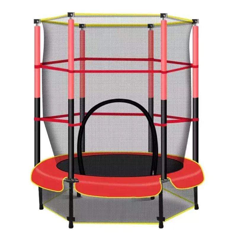 Kaal Veronderstellen afbetalen 55" Kids Mini Indoor Outdoor Trampoline With Enclosure
