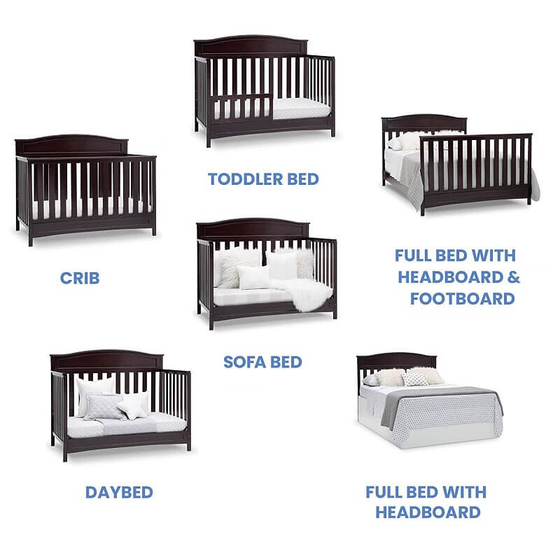 Delta crib to full size bed sale